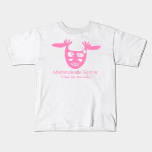 Mademoiselle Sorcier - Vallée des Merveilles - rose Kids T-Shirt